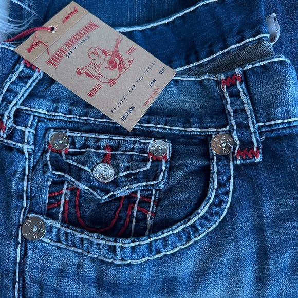 NWT! True Religion Men’s Straight Flap Super T Jeans - Picture 6 of 6